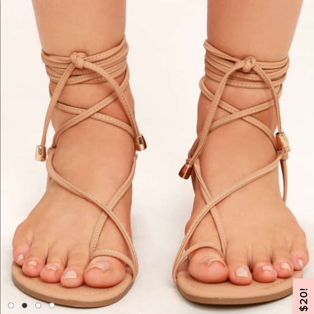 lace up sandals (willing to negotiate)